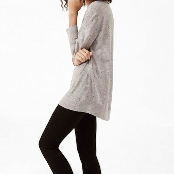 Lou & Grey Flecked Easygoing Oversized Tunic Sweater - Picture 2 of 10